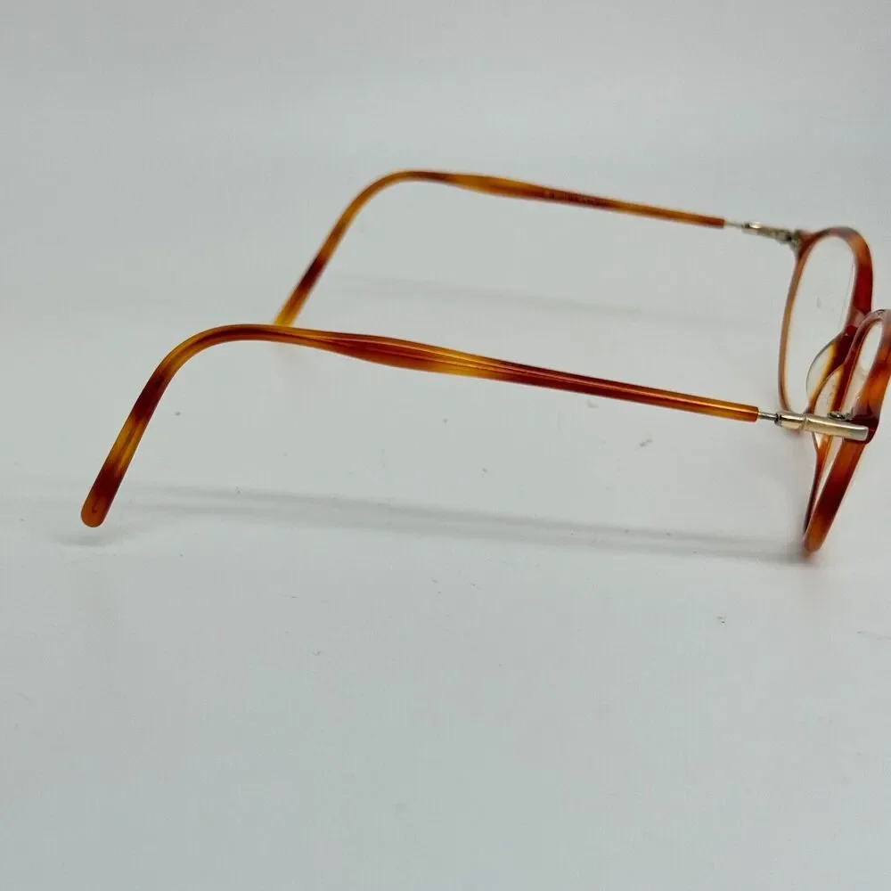 Vintage Rodenstock Frame Eyeglasses Tortoise Shell Orange Tortoise‎ 50-15 H14034